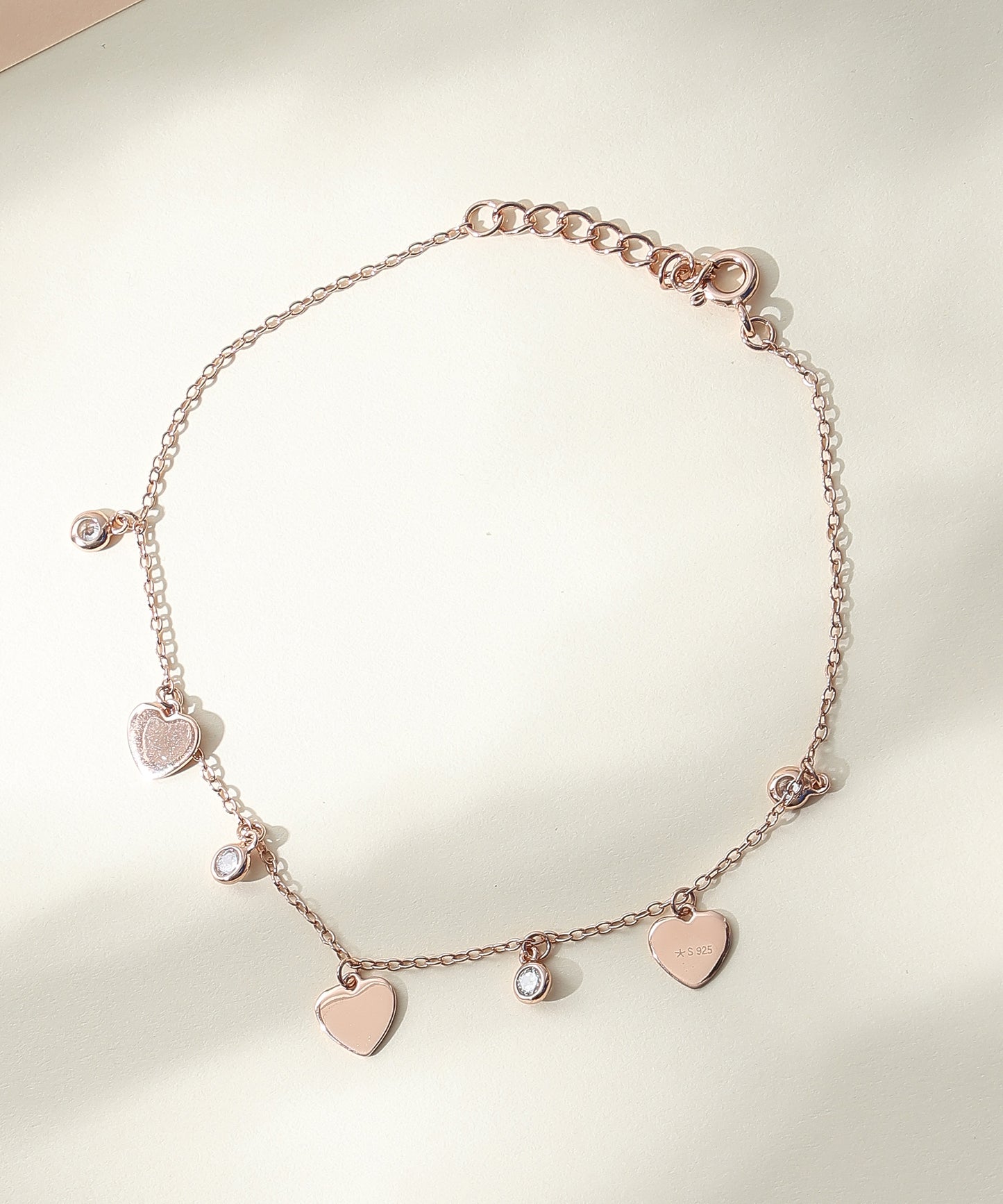 Heart Charm Bracelet