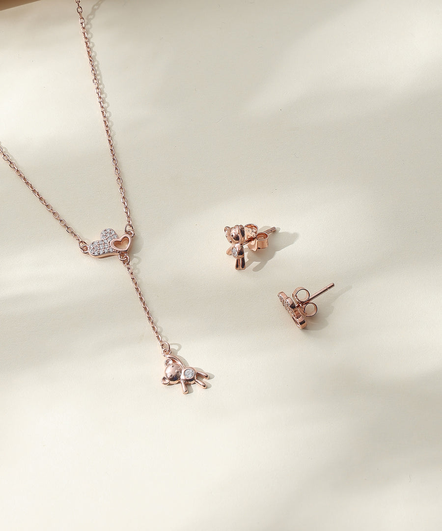 Teddy Drop Pendant Set