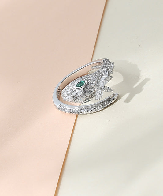Emerald Serpent Ring