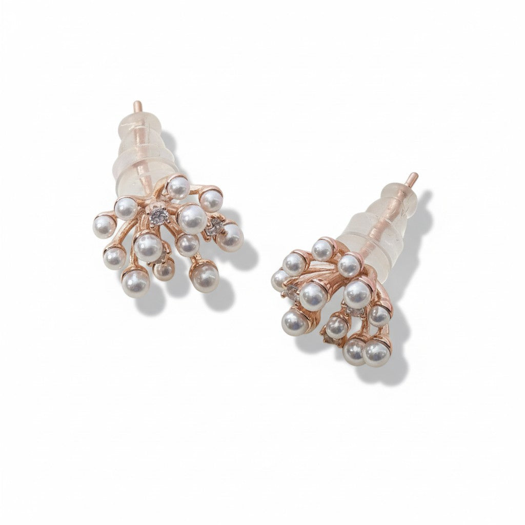 Pearl Cluster Earrings