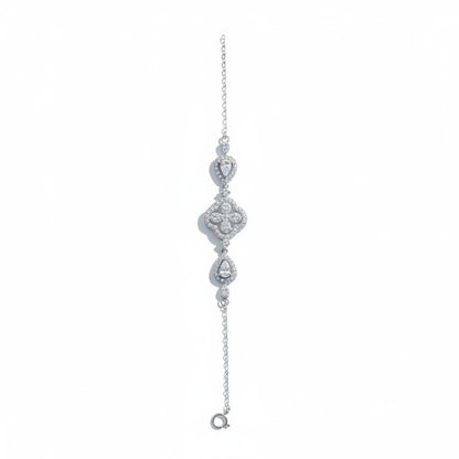 Dual Heart Link Bracelet