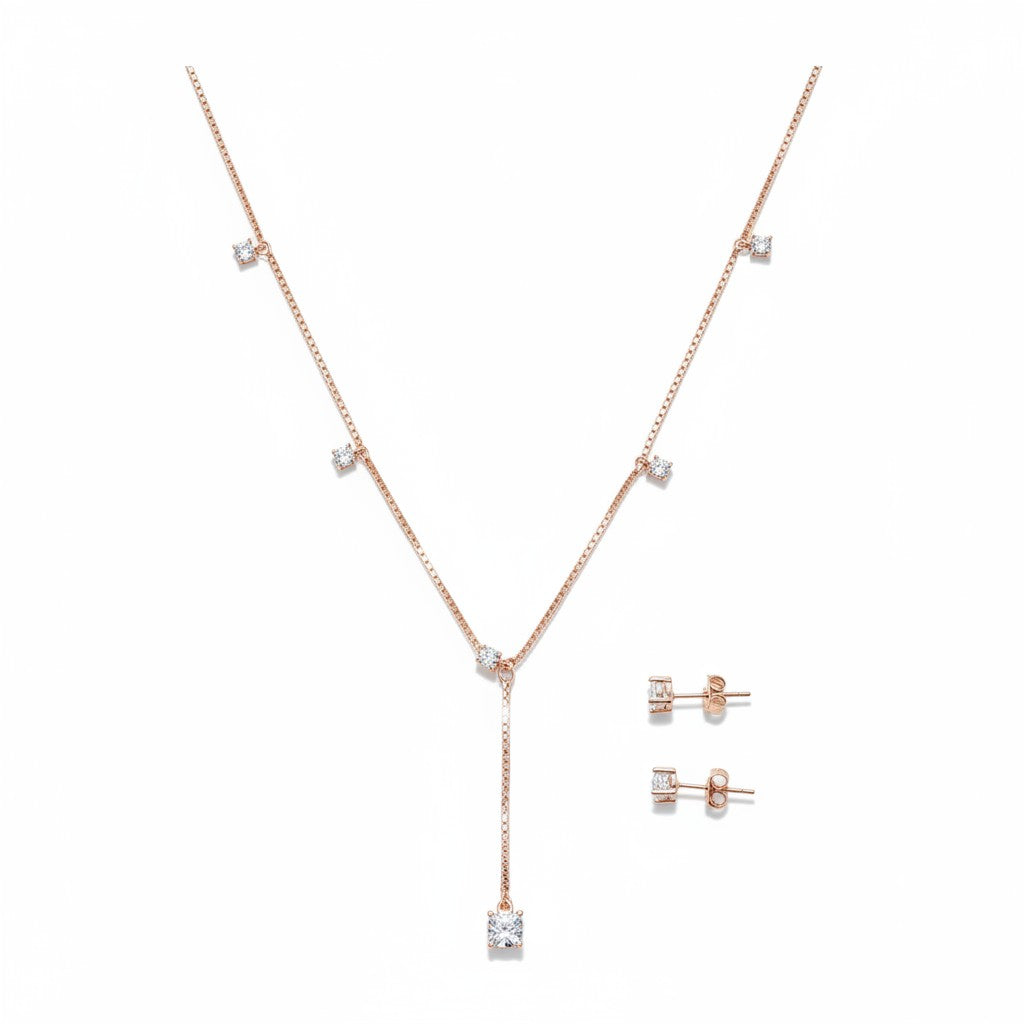 Eternal Pearl Halo Jewellery Set