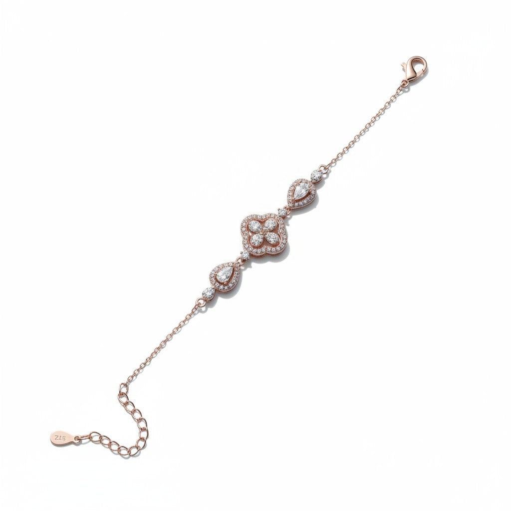 Dual Heart Link Bracelet