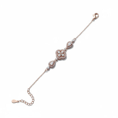 Dual Heart Link Bracelet