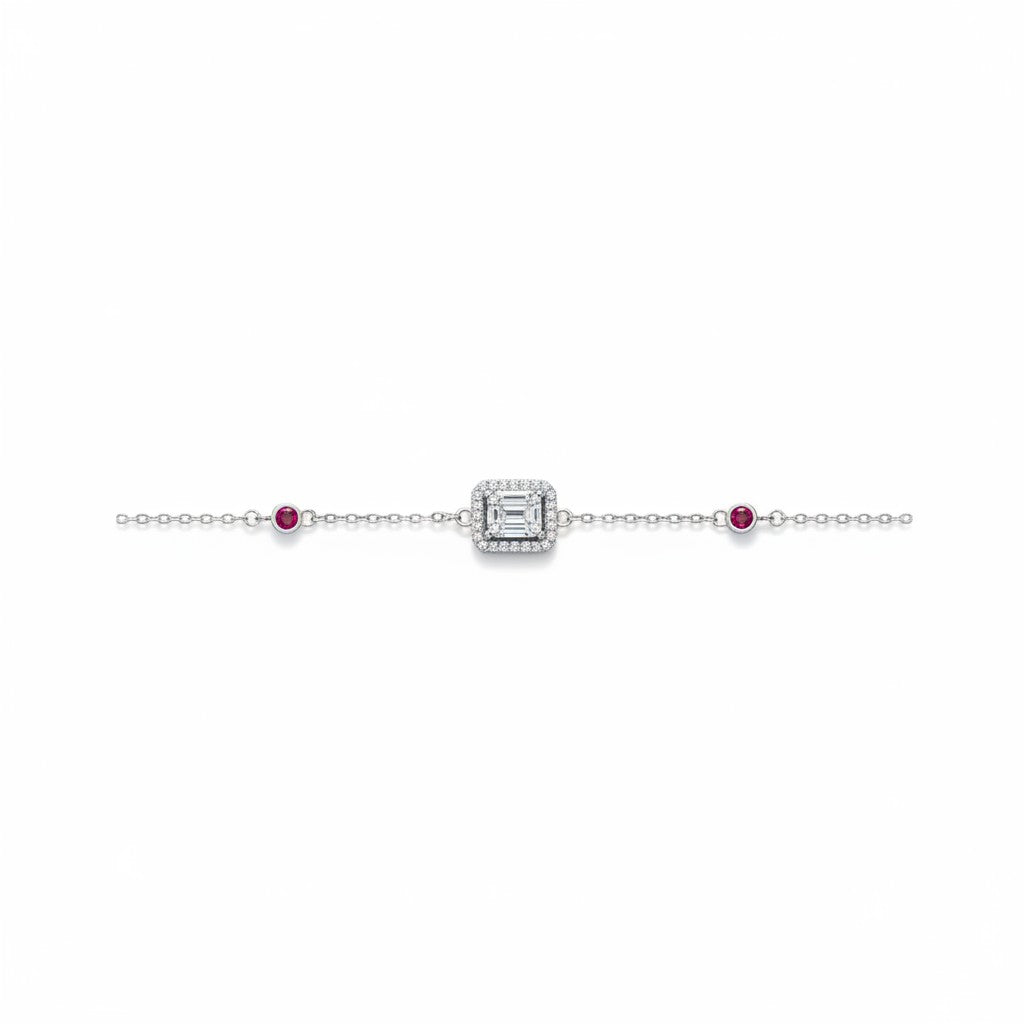 Emerald‑Cut CZ Bracelet