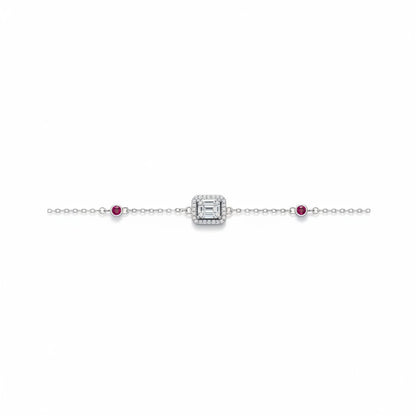 Emerald‑Cut CZ Bracelet