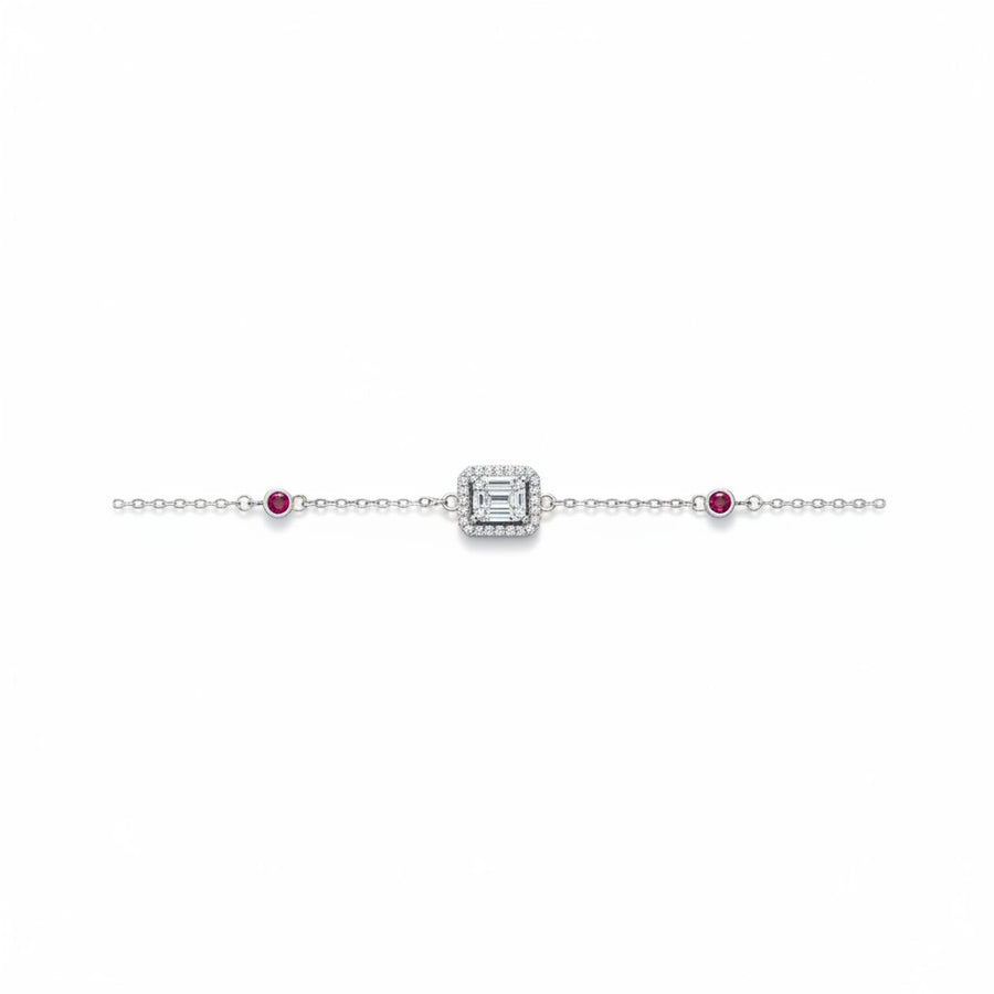 Emerald‑Cut CZ Bracelet