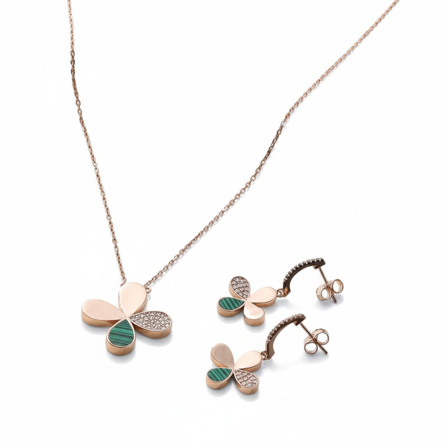 Verdant Bloom Jewellery Set