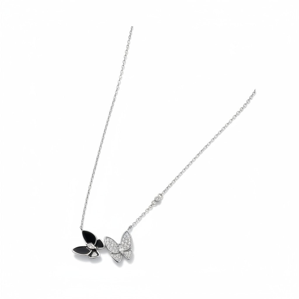 Dual Butterfly Necklace