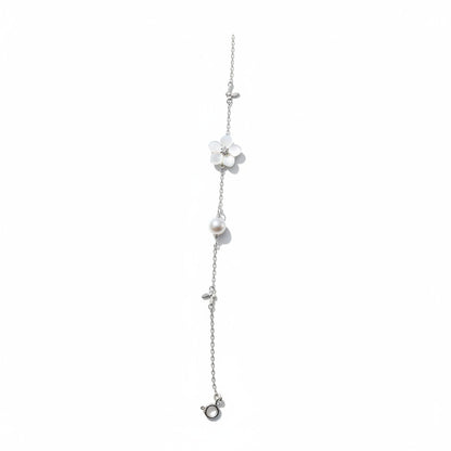 Floral Pearl Bracelet