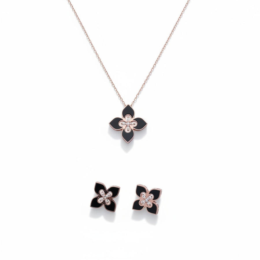 Midnight Bloom Jewellery Set