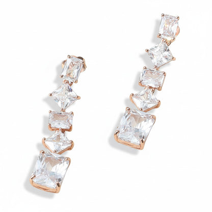 CZ Drop Earrings