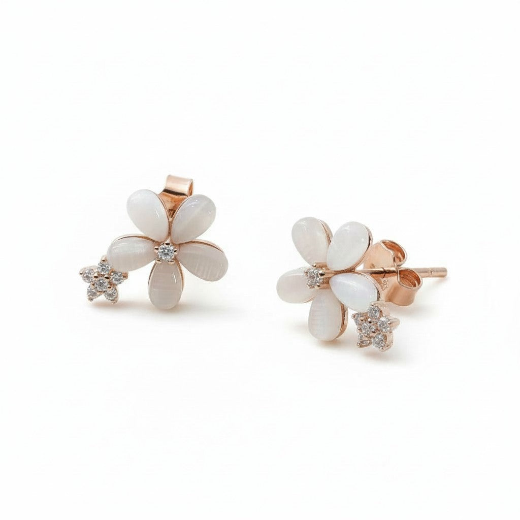Petite Floral Stud Earrings