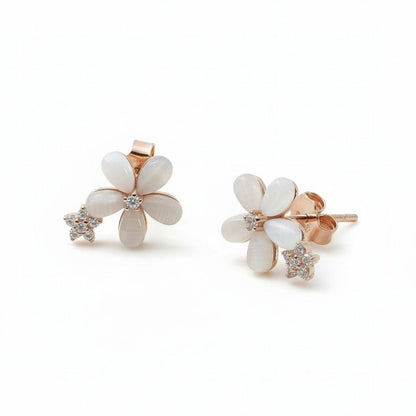 Petite Floral Stud Earrings