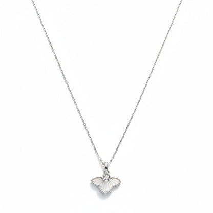 White Petal Necklace