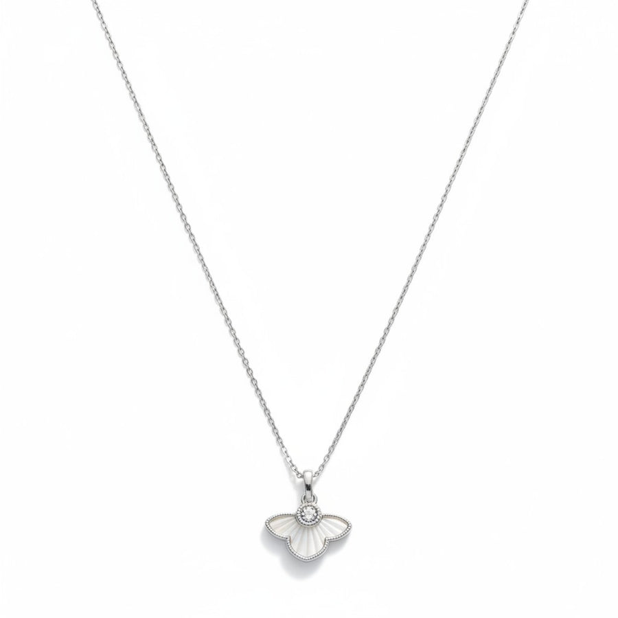 White Petal Necklace
