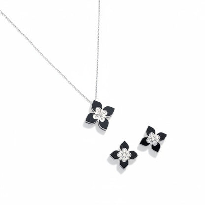 Noir Bloom Jewellery Set