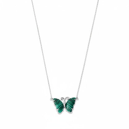 Emerald Butterfly Necklace