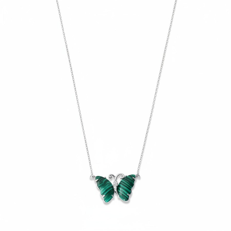 Emerald Butterfly Necklace