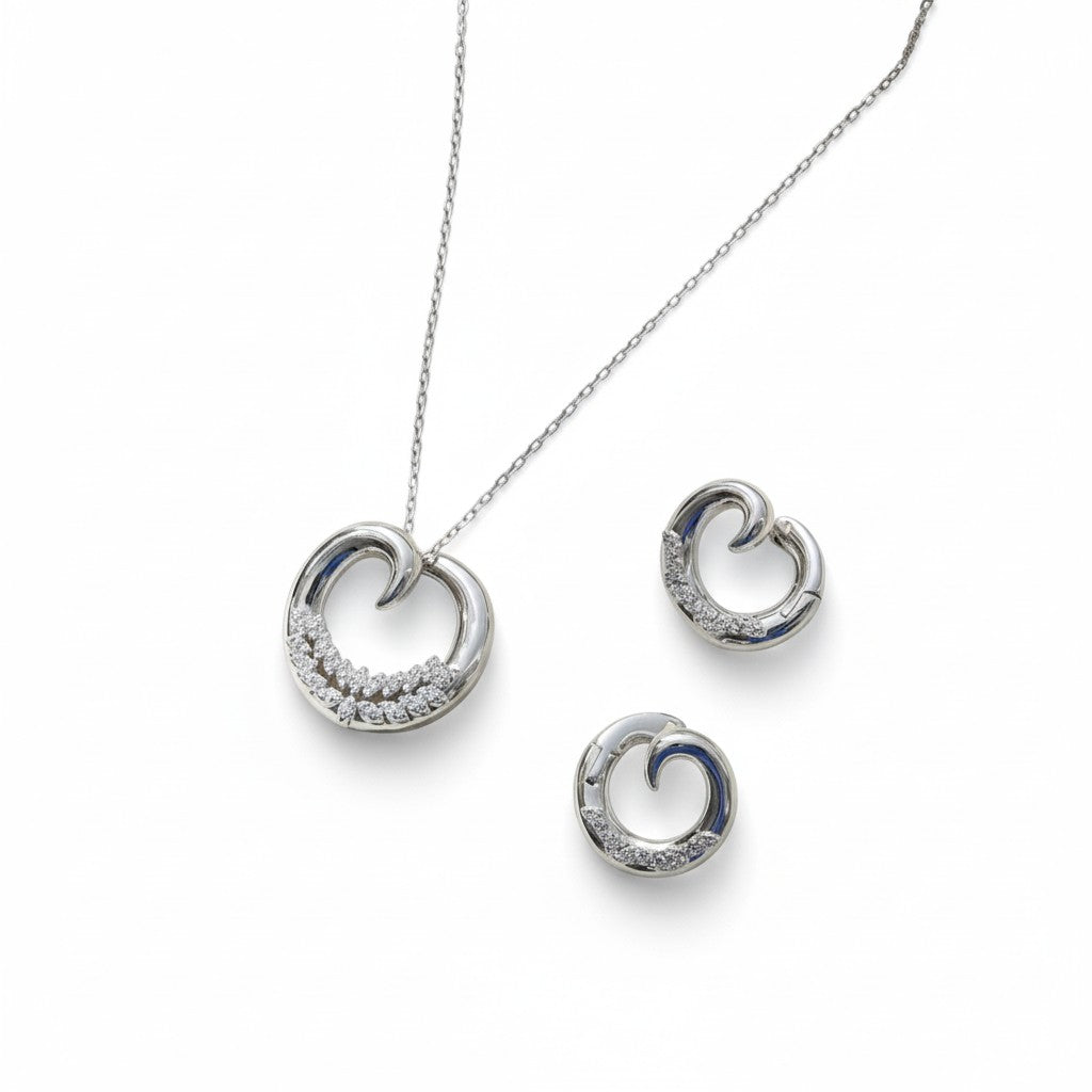 Heart Loop Jewellery Set