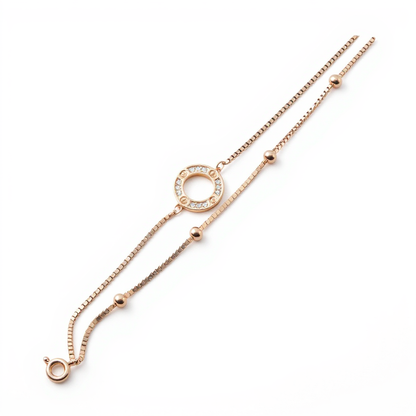 Circle Charm Bracelet