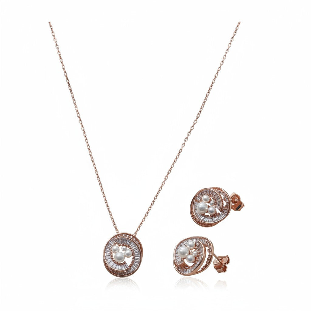 Lustre Pearl Jewellery Set