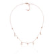 Siora LOVE Letter Charm Necklace | 925 Sterling Silver Rose Gold