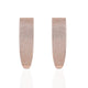 Siora Wide Pave CZ Hoop Earrings | 925 Sterling Silver Rose Gold
