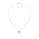 Siora Tree of Life CZ Pendant Necklace | 925 Sterling Silver Rose Gold