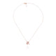 Siora Dreamcatcher CZ Pendant Necklace | 925 Sterling Silver Rose Gold
