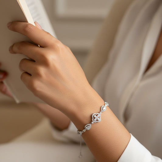 Dual Heart Link Bracelet