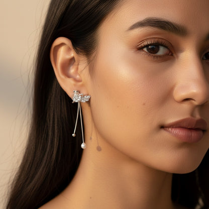 Floral Drape Earrings