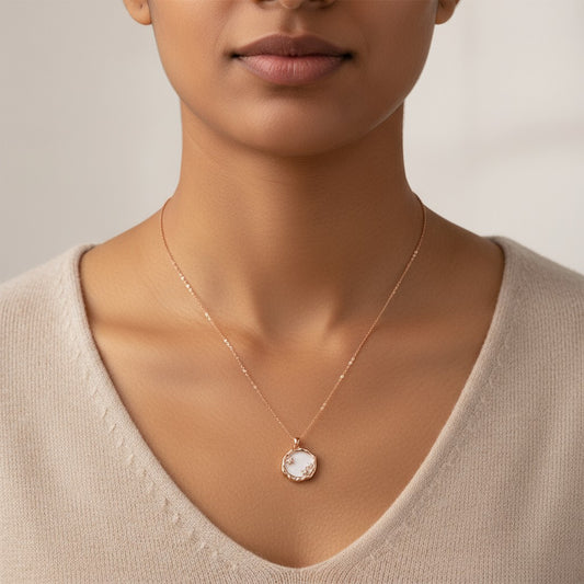 Celeste Halo Necklace