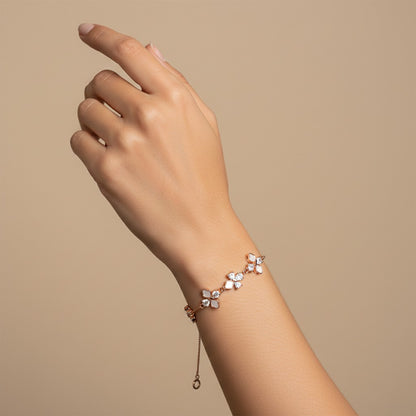 Floral Charm Bracelet