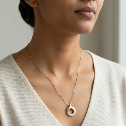Aurora Circle Necklace