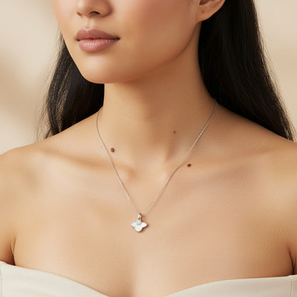 White Petal Necklace