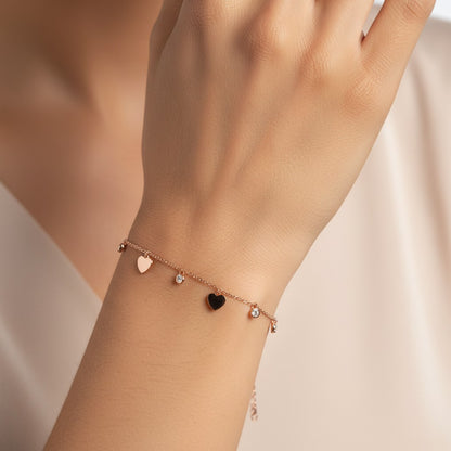 Heart Charm Bracelet