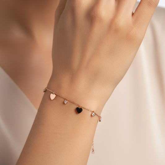 Heart Charm Bracelet