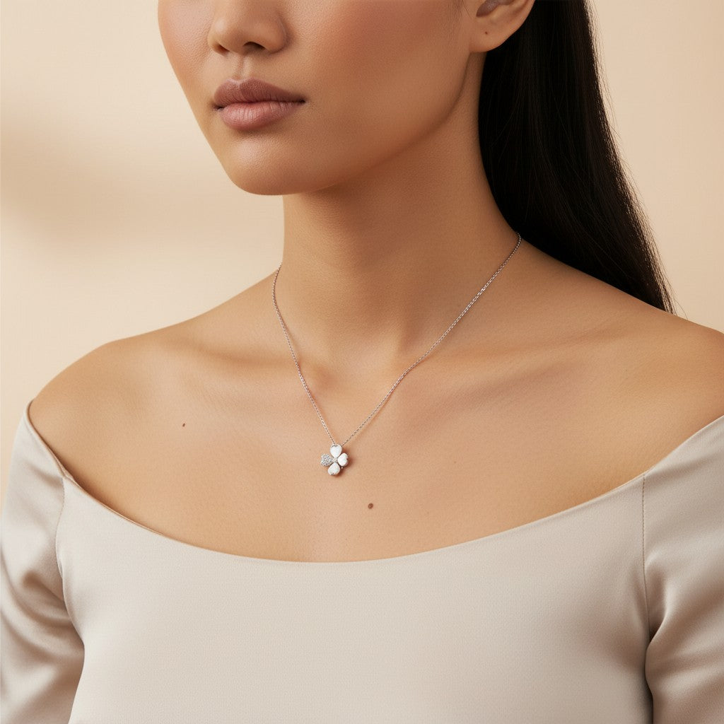 Lucky Charm Clover Necklace
