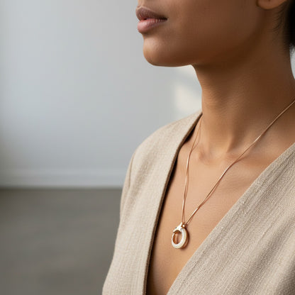 Aurora Circle Necklace