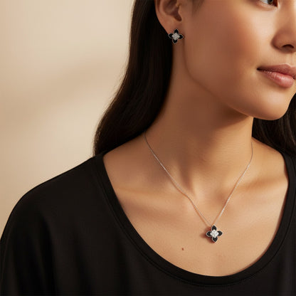 Noir Bloom Jewellery Set