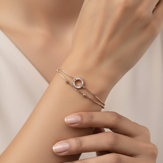 Circle Charm Bracelet
