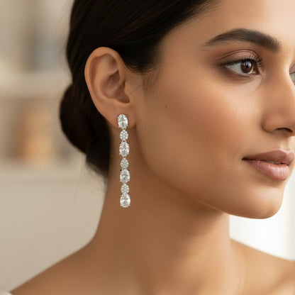 Aurora Drop CZ Earrings